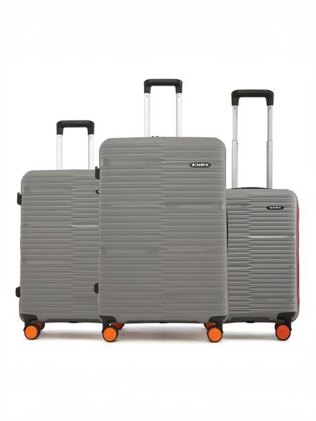HRX by Hrithik Roshan Hard Body Set of 3 Luggage 8 Wheels - Zanzibar 3 (Small...