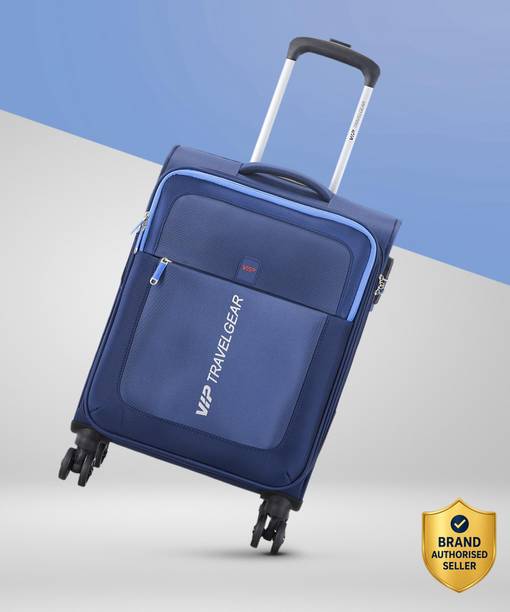 Small Cabin Suitcase (55 cm) 8 Wheels - Suprema 8W Str 55 Blue - Blue