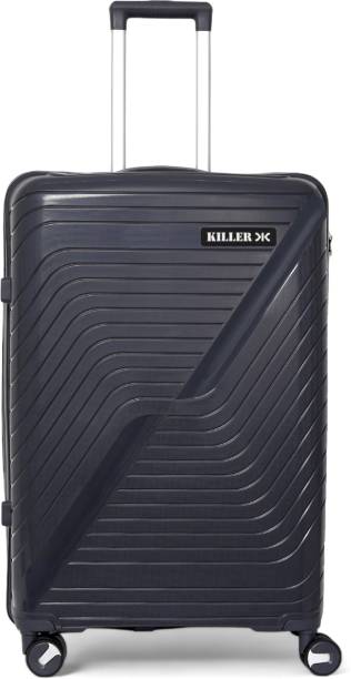 KILLER Hard Sided 4 Wheel Spinners, Expandable Travel & Luggage Bags Trolley Expandable  Check-in Suitcase 4 Wheels - 28 inch
