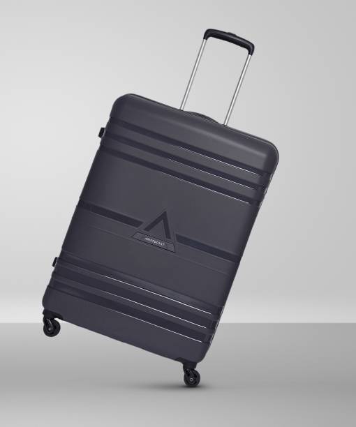 ARISTOCRAT Airstop Cabin Luggage- 63Cm, Periscope, Hardcase, 4 Wheels,7 Year Warranty Check-in Suitcase 4 Wheels - 25 Inch