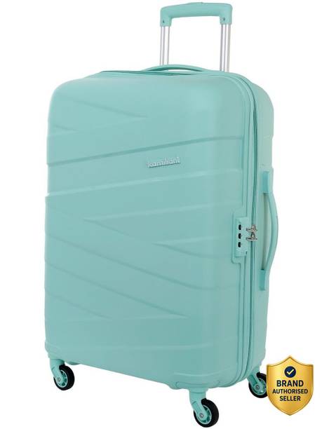 Medium Check-in Suitcase (68 cm) 4 Wheels - Combination Lock-Ryker - Blue
