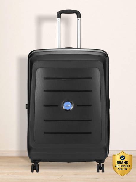 Large Check-in Suitcase (76 cm) 8 Wheels - CORSA STROLLY 76 360 JET BLACK - Black