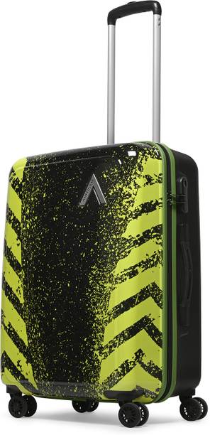 ARISTOCRAT Crossway Polycarbonate | Trolley Bag With Combination Lock Check-in Suitcase 8 Wheels - 25 Inch