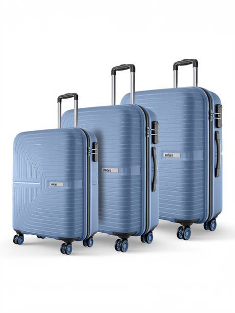 SAFARI Hard Body Set of 3 Luggage 8 Wheels - ECLIPSENEO 3 (Small
