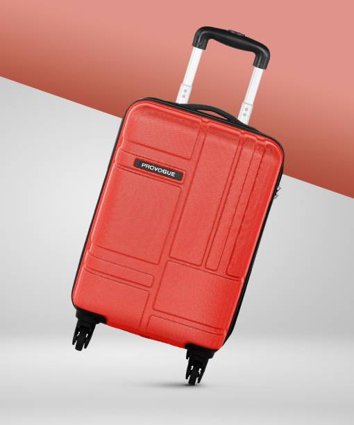PROVOGUE Brick- Scarlet Red Check-in Suitcase 4 Wheels - 30 inch