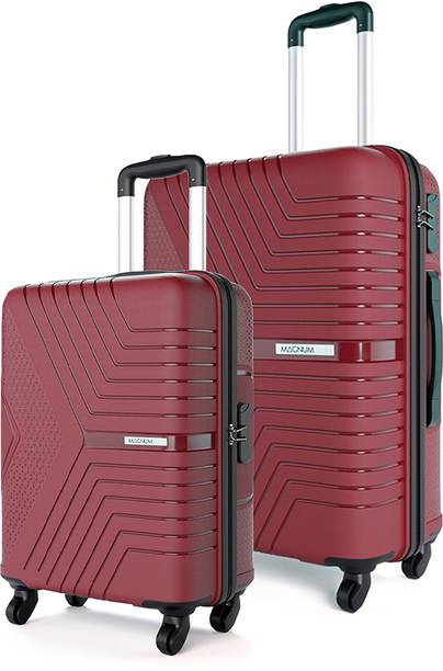 Safari Hard Body Set of 2 Luggage 4 Wheels - Zeno Set of 2 (Sm...
