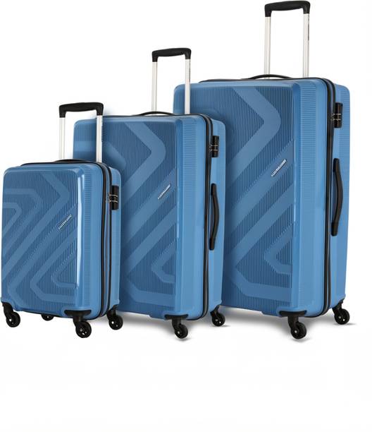 Kamiliant by American Tourister Hard Body Set of 3 Luggage 4 Wheels - Combination Lock-...