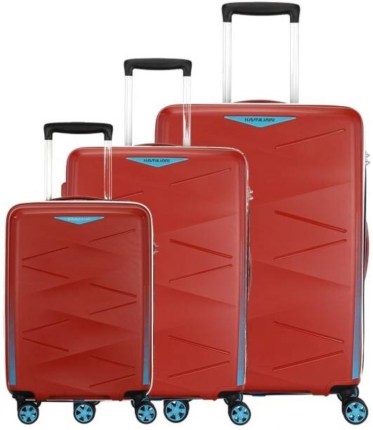 Kamiliant by American Tourister kam triprism colorbst 3pcs crd Cabin & Check-in Set 8 Wheels - 31 inch