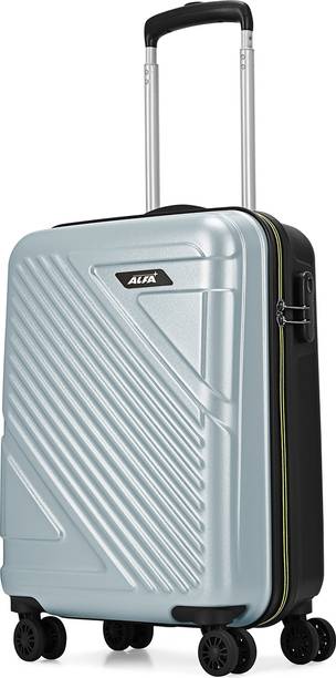 ALFA by VIP Small Cabin Suitcase (54 cm) 8 Wheels - RUNWAY - White