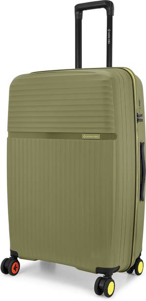 NASHER MILES Phuket 28 Inch Large Check-In Travel Trolley with Wet Pouch & Shoe Bag Check-in Suitcase 8 Wheels - 28 inch