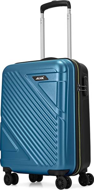 ALFA Small Cabin Suitcase (54 cm) 8 Wheels - RUNWAY - Teal