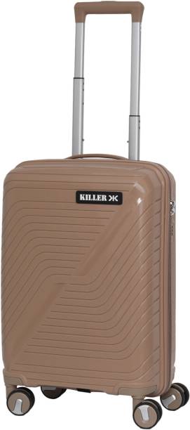 KILLER Hard Sided 4 Wheel Spinners, Expandable Travel & Luggage Bags Trolley Expandable  Check-in Suitcase 4 Wheels - 20 inch