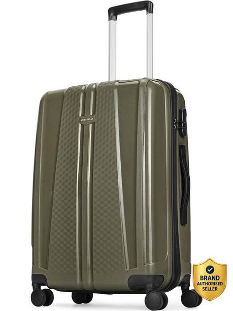Medium Check-in Suitcase (65 cm) 8 Wheels - Invictus 65 - Hardbody Trolley Bag Ivy Green - Green