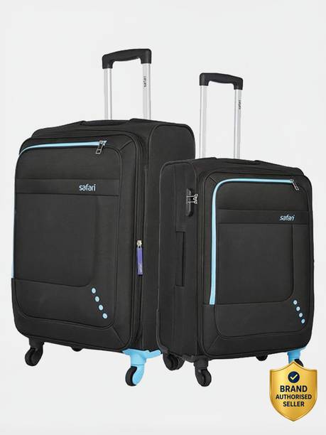 SAFARI STAR 2 (Small 56cm | Medium 65cm) Expandable  Cabin & Check-in Set 4 Wheels - 26 inch