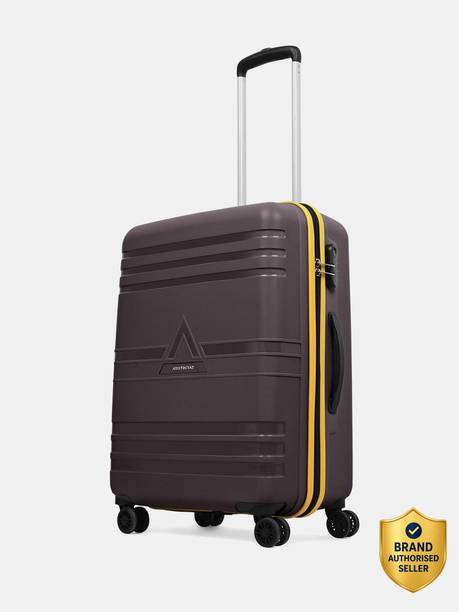 Medium Check-in Suitcase (65 cm) 4 Wheels - Airstop Pro Polypropylene | Trolley Bag With Combination Lock - Brown