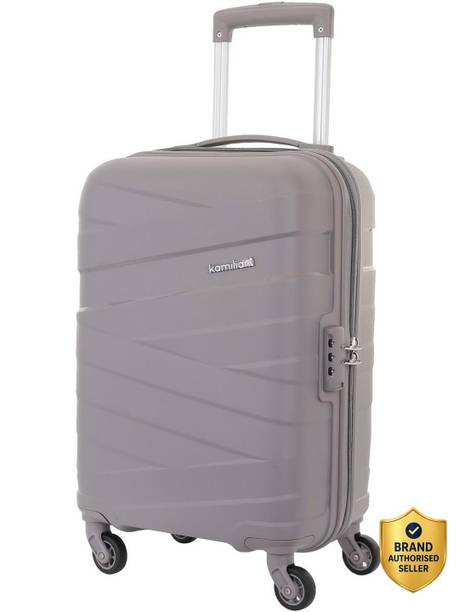 Small Cabin Suitcase (55 cm) 4 Wheels - Combination Lock-Ryker - Grey