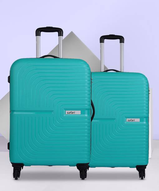 Hard Body Set of 2 Luggage - ECLIPSE SET 4W - Blue