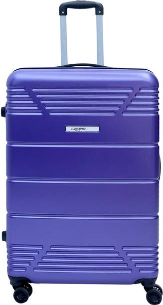 Medium Check-in Suitcase (69 cm) - Star Check-in Polycarbonate (PC) Hard Sided 8 Wheeling System - Blue