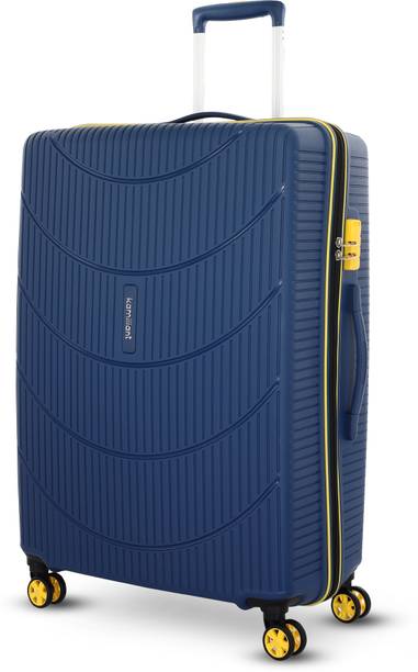 kamiliant by american tourister medium check-in suitcase (68 cm) 8 wheels - persist pop - blue