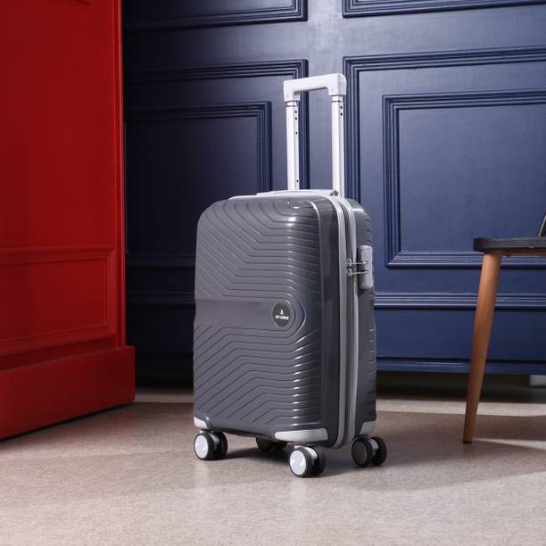 JACY LONDON Small Cabin Suitcase (57 cm) 8 Wheels - Hard Sided ABS ...