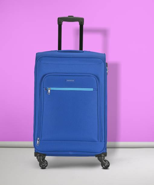 ARISTOCRAT NILE 4W EXP STROLLY 76 BRIGHT BLUE Expandable  Check-in Suitcase 4 Wheels - 29 inch