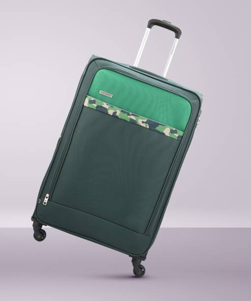 ARISTOCRAT Commander 4W Strolly (E) 79 Forest Green Expandable  Check-in Suitcase 4 Wheels - 31 Inch