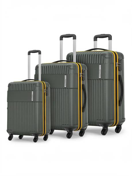 Safari Hard Body Set of 3 Luggage 4 Wheels - Magnum Saber 3 (S...