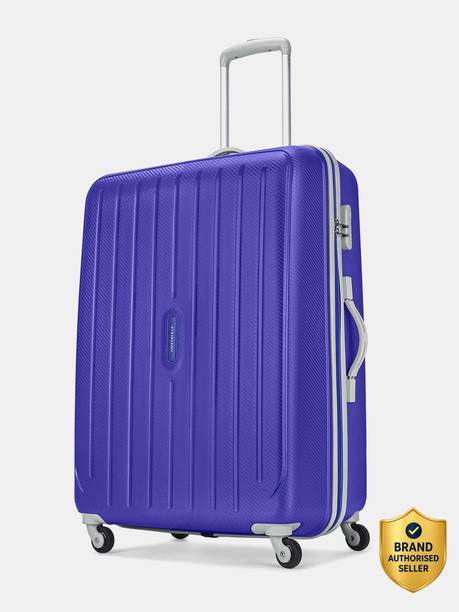 Large Check-in Suitcase (75 cm) 4 Wheels - Photon 75 - Hardbody Trolley Bag - Blue