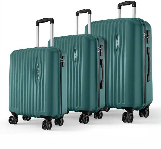 SAFARI Hard Body Set of 3 Luggage 4 Wheels - Glimpse Pro 3 (Small