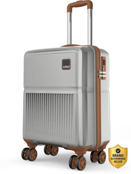 Small Cabin Suitcase (55 cm) 8 Wheels - Auris - Silver