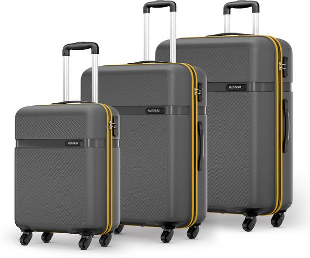 Safari Hard Body Set of 3 Luggage 4 Wheels - Magnum Zeno (Smal...