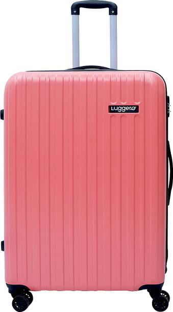 Check-in Suitcase (77.5 cm) - Classic Polycarbonate Hard Sided Wheeling System Luggage - Pink