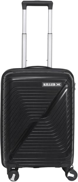 KILLER Hard Sided 4 Wheel Spinners, Expandable Travel & Luggage Bags Trolley Expandable  Check-in Suitcase 4 Wheels - 20 inch