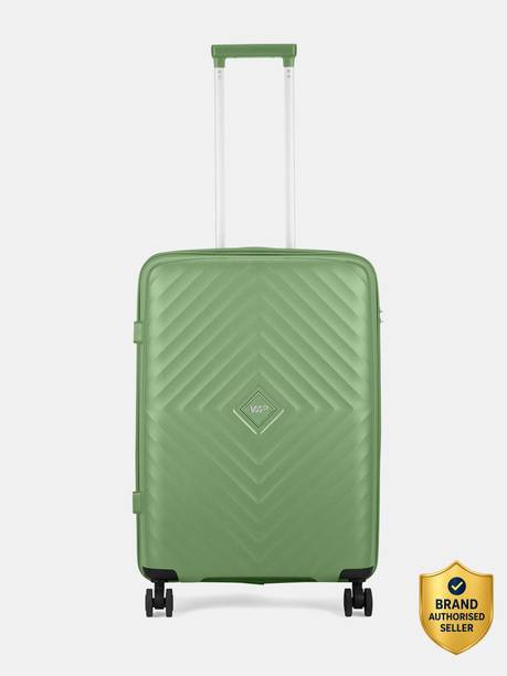 Medium Check-in Suitcase (65 cm) 8 Wheels - QUAD-PRO 8W STROLLY MD 360 EMG - Green
