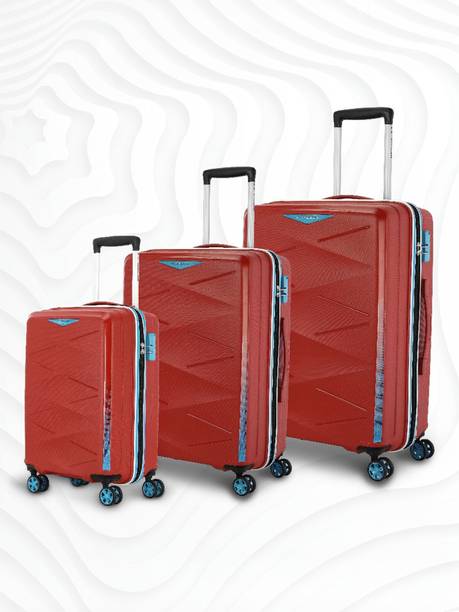 Kamiliant by American Tourister Hard Body Set of 3 Luggage 4 Wheels - (Small 55Cm Mediu...