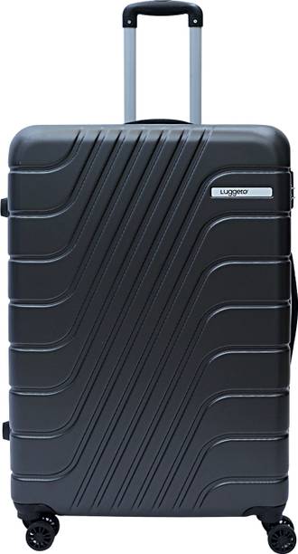 Medium Check-in Suitcase (69 cm) - Eternal Hard Shell Polycarbonate Large Check in Luggage Suitcase Trolley - Grey
