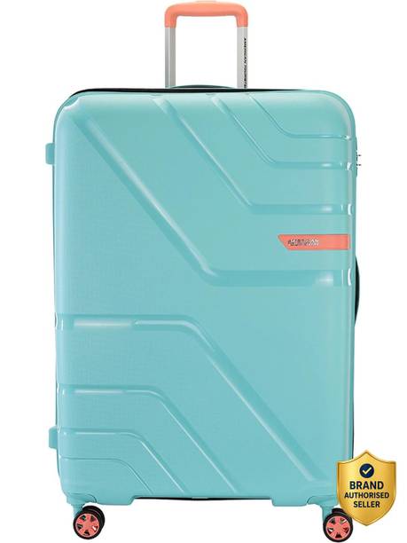 Large Check-in Suitcase (79 cm) 8 Wheels - UPLAND SPORT - Blue