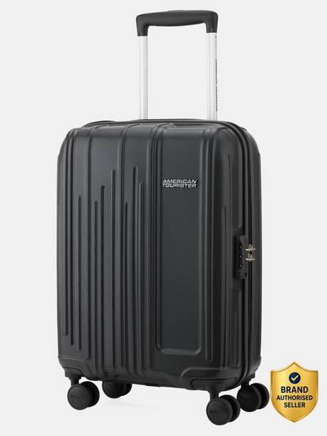 Small Cabin Suitcase (56 cm) 8 Wheels - HAMILTON - Black