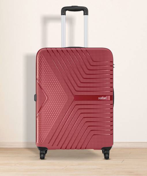 Medium Check-in Suitcase (66 cm) - ZENO 66 - Maroon