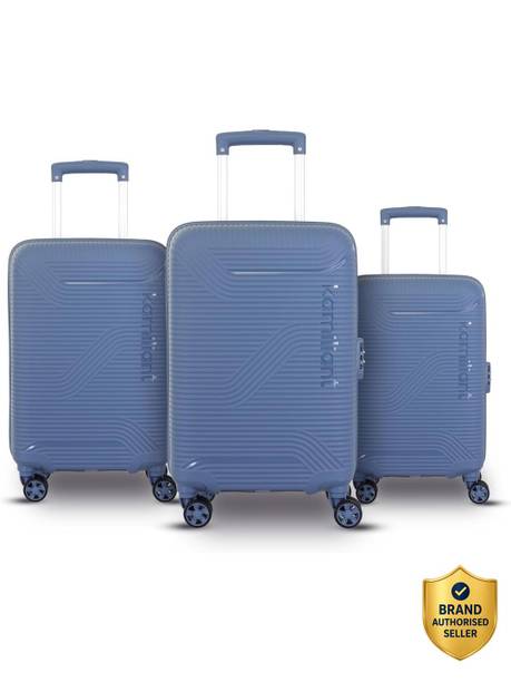 Hard Body Set of 3 Luggage 8 Wheels - Kamiliant KAM 8W Nexus DW 3PC Set,Small, Medium and Large, 79 cm - Teal