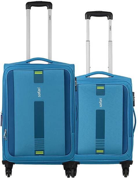 SAFARI Soft Body Set of 2 Luggage 4 Wheels - GAMMA Set of 2 (S...