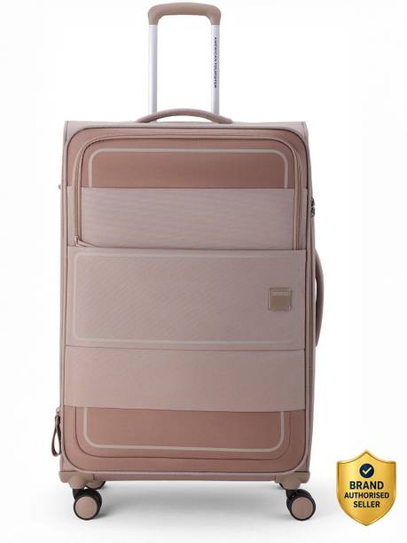 Large Check-in Suitcase (82 cm) 8 Wheels - PHILLY - Brown