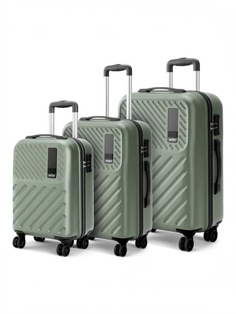 SAFARI Hard Body Set of 3 Luggage 8 Wheels - ZODIAC 3 (Small 56cm