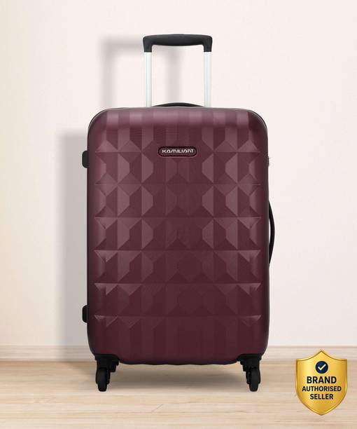Large Check-in Suitcase (76 cm) 4 Wheels - KAM SPECTRUM SP 76CM - RED - Maroon