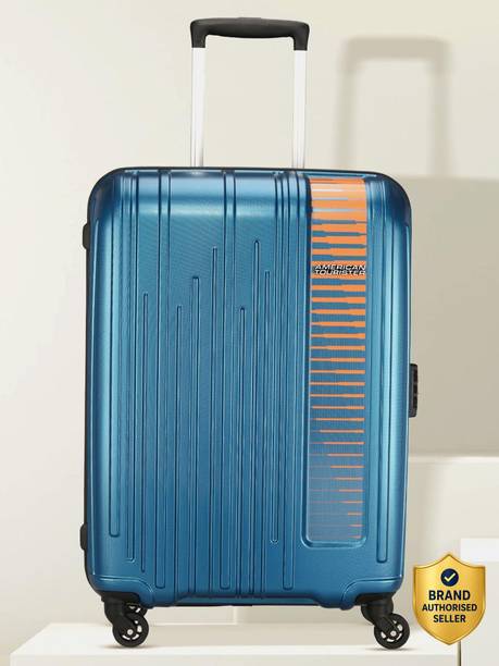 Medium Check-in Suitcase (67 cm) 4 Wheels - Combination Lock-Hamilton Plus - Blue