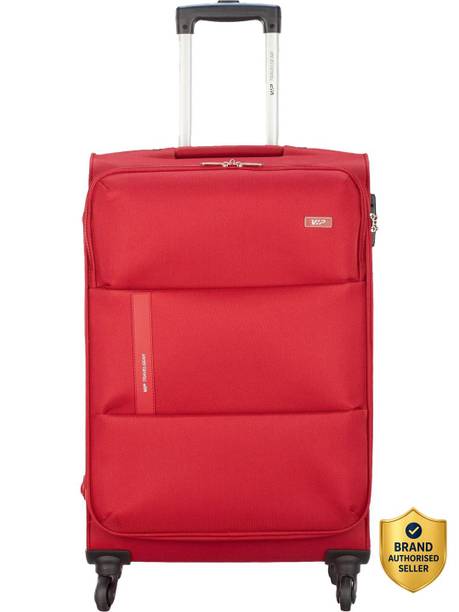 Medium Check-in Suitcase (68 cm) 4 Wheels - Widget 69 - Softbody Trolley Bag - Red
