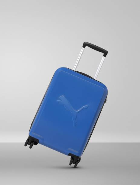 PUMA Small Cabin Suitcase (55.5 cm) 8 Wheels - Trolley Bag -Small - Blue