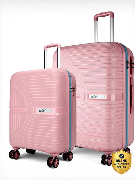 Hard Body Set of 2 Luggage 8 Wheels - ECLIPSE NEO 55/66 4W ROSE GOLD - Pink