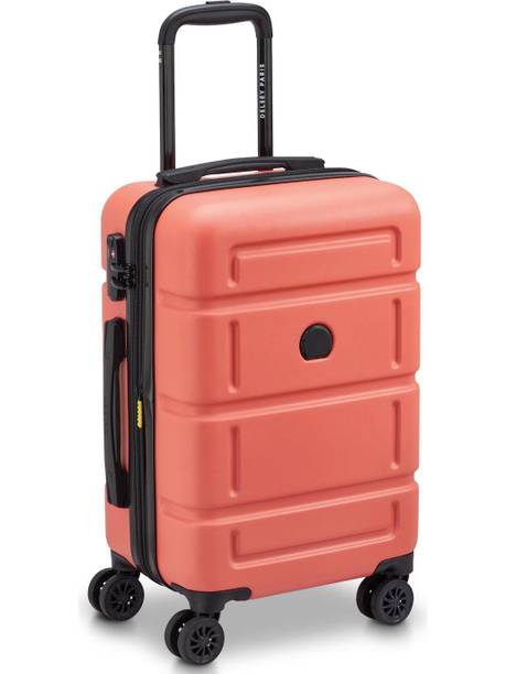 DELSEY PARIS Small Cabin Suitcase (55 cm) 8 Wheels - CAMELIA - Orange