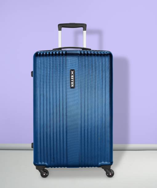 KILLER STRING- Dark Blue Check-in Suitcase 4 Wheels - 28 inch